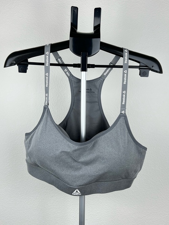 Reebok Other - Reebok Sports Bra XXXL Gray Racerback Padded Workout Yoga Gym Activewear